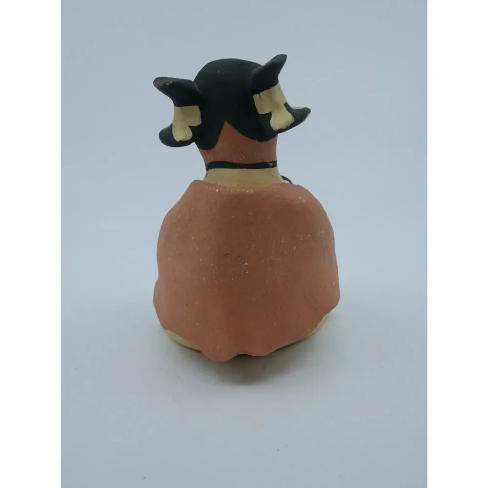 VTG Native American Taos Pueblo Storyteller W children Signed 1999 Figurine